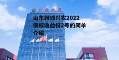 山东聊城兴农2022债权收益权2号的简单介绍