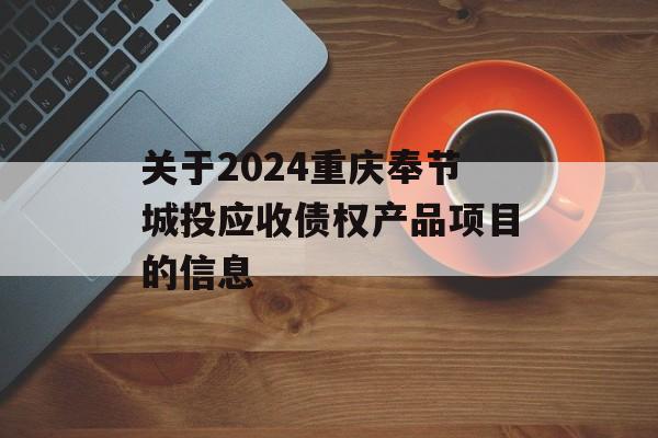 关于2024重庆奉节城投应收债权产品项目的信息