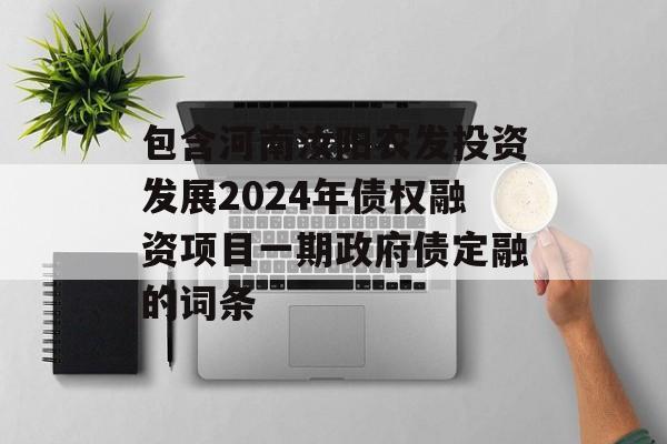 包含河南汝阳农发投资发展2024年债权融资项目一期政府债定融的词条
