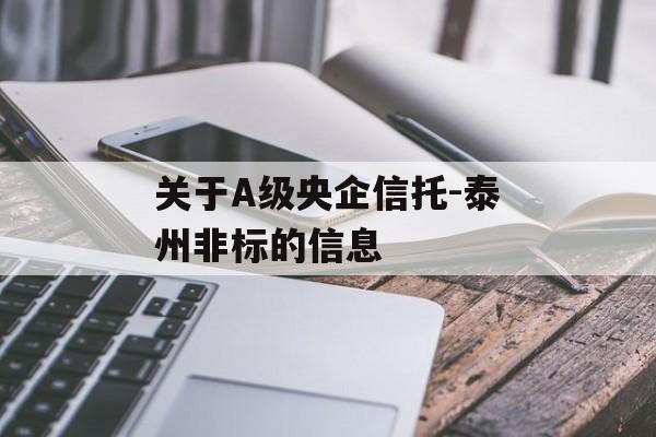 关于A级央企信托-泰州非标的信息